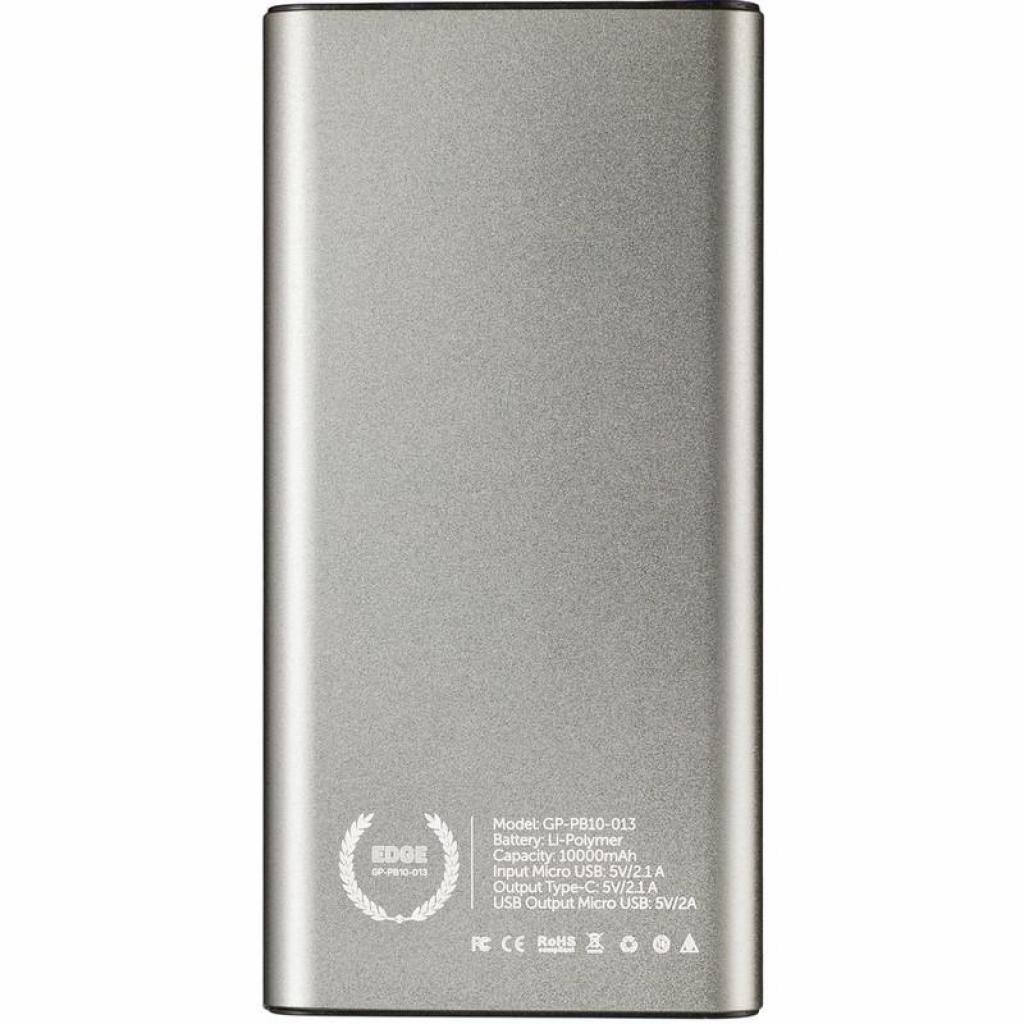 Повербанк Gelius Pro Edge GP-PB10-013 10000mAh Grey (00000078996) цена 799 грн - фотография 2