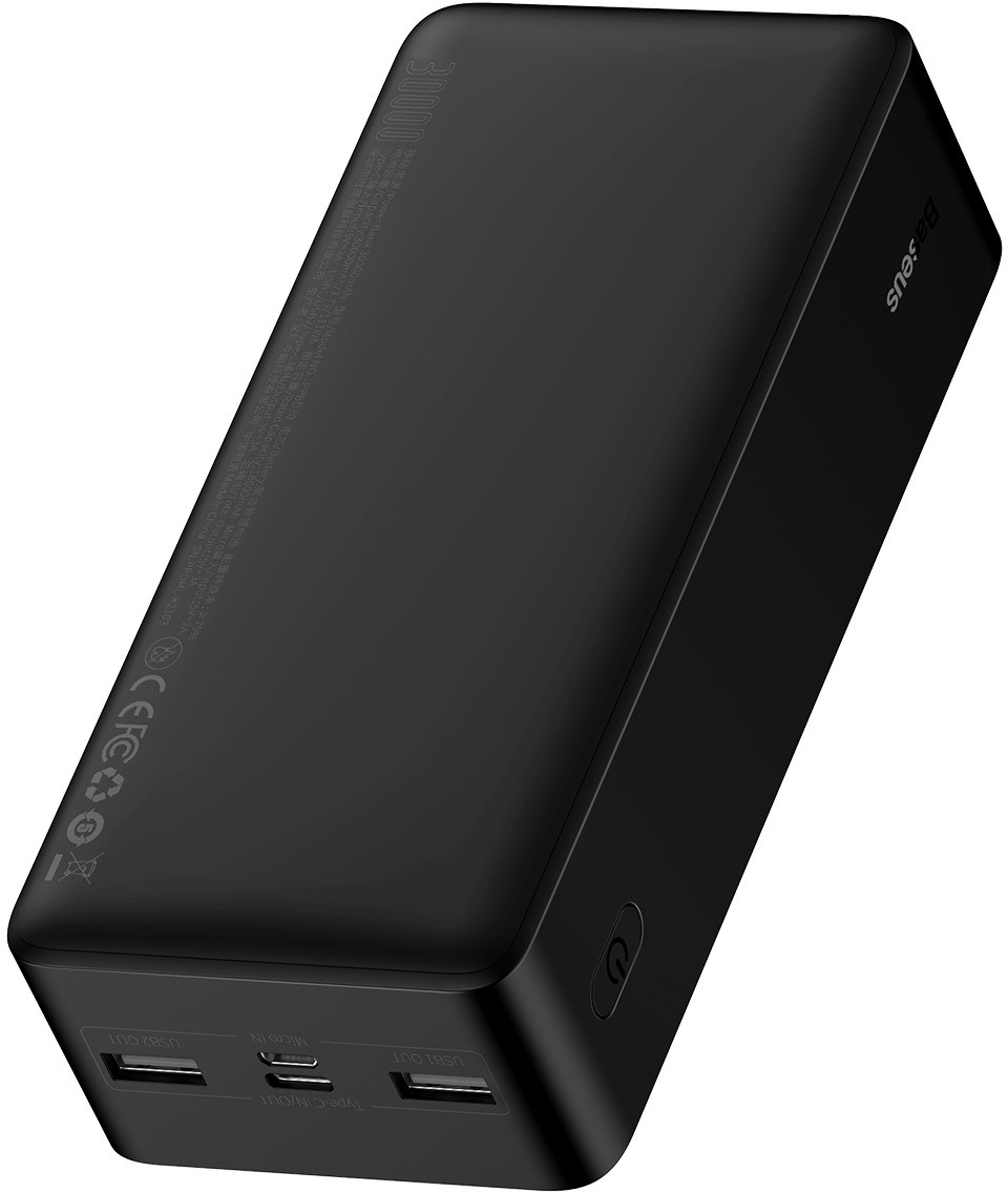 в продажу Повербанк Baseus Bipow 30000mAh, PD/3.0/15W, QC/3.0, black (PPDML-K01) - фото 3