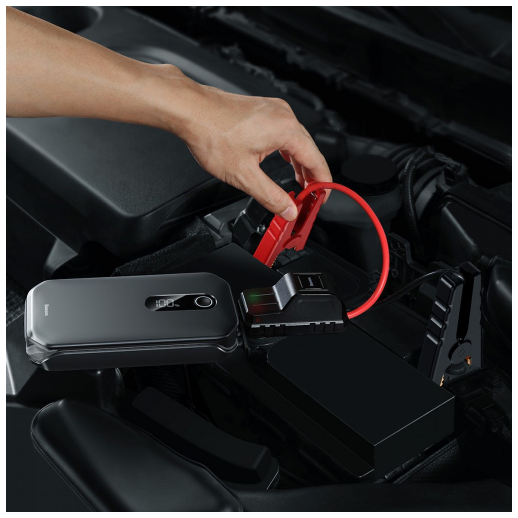 Бустер Baseus 12000mAh Super Energy Pro Car Jump Starter Black (CRJS03-01) обзор - фото 8