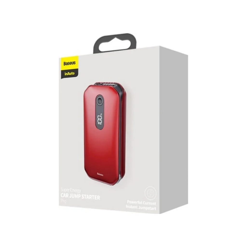 Бустер Baseus 12000mAh Super Energy Pro Car Jump Starter Red (CRJS03-09) відгуки - зображення 5