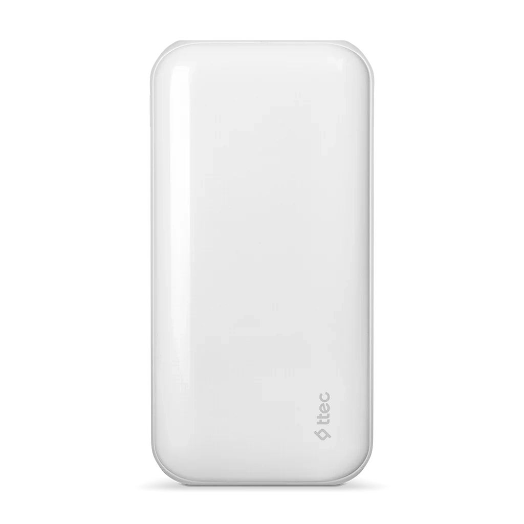 в продаже Повербанк Ttec ReCharger Ultra 30000mAh, USB Type-C, USB-A, 2.1A, White (2BB190B) - фото 3