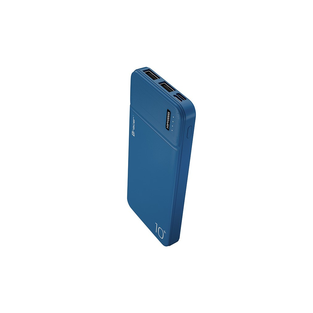 в продажу Повербанк Tracer 10000 mAh, USB Type-C/Micro USB, 2*USB 5V/2.1A, blue (TRABAT46957) - фото 3