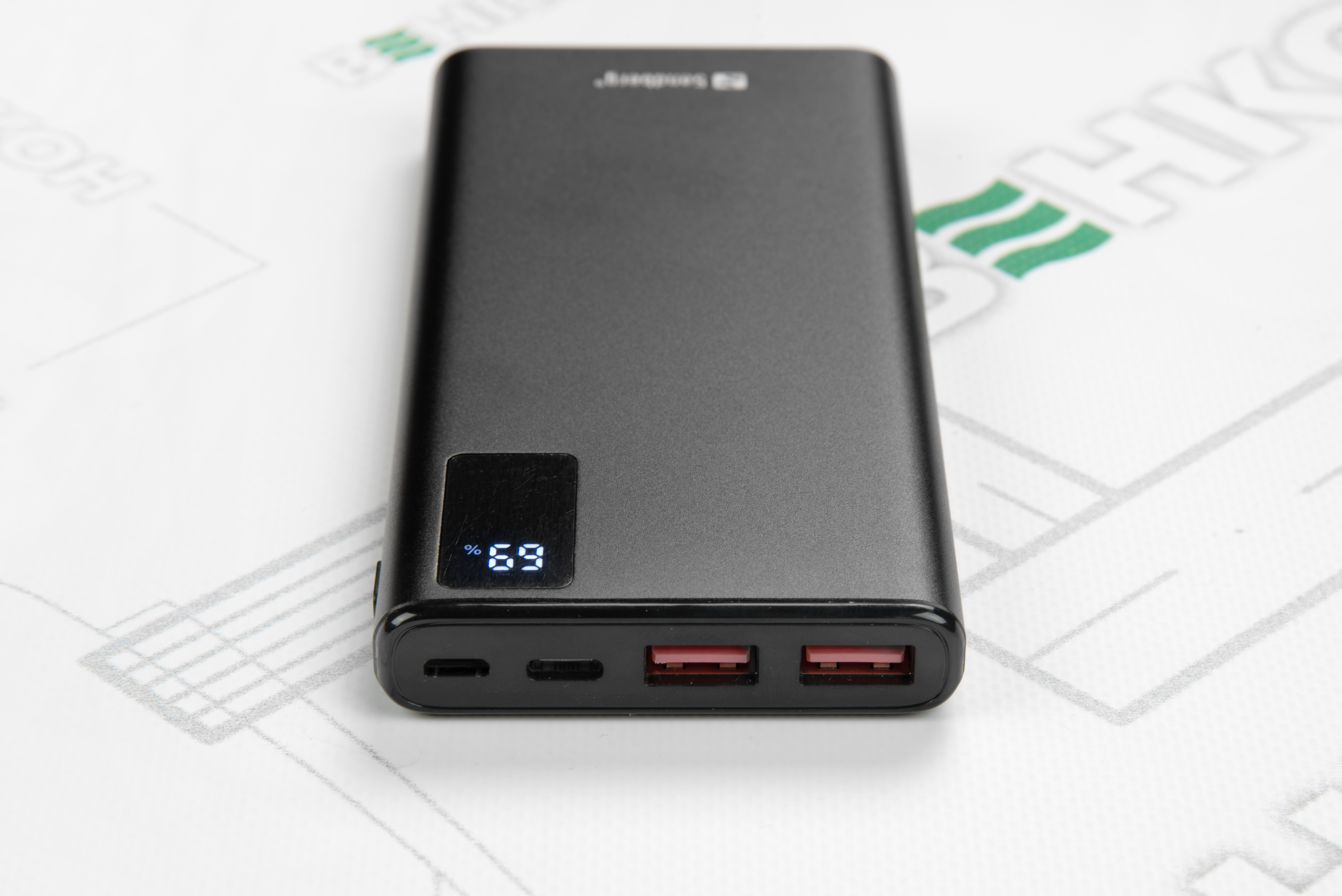 продаём Sandberg 10000mAh, PD (20W), QC3.0, USB Type-C, USB-A*2 (420-58) в Украине - фото 4