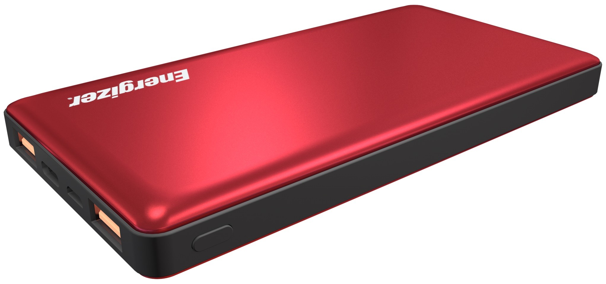 Повербанк Energizer 10000 mAh, Li-pol, QC 2.0, Type-C*1, USB*2, Type-C PD (red) (UE10015PQ_red) цена 1665 грн - фотография 2