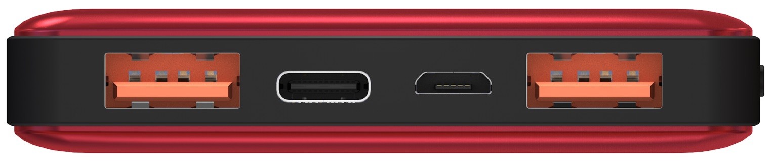 продаємо Energizer 10000 mAh, Li-pol, QC 2.0, Type-C*1, USB*2, Type-C PD (red) (UE10015PQ_red) в Україні - фото 4