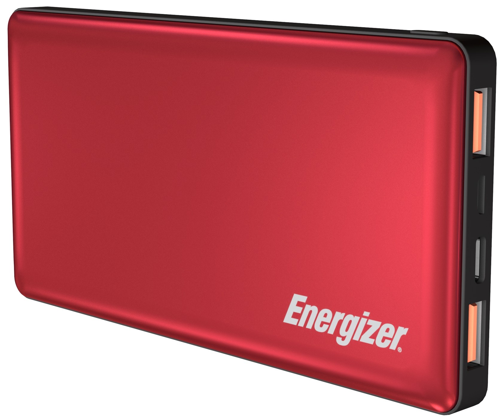 Повербанк Energizer 10000 mAh, Li-pol, QC 2.0, Type-C*1, USB*2, Type-C PD (red) (UE10015PQ_red) в интернет-магазине, главное фото