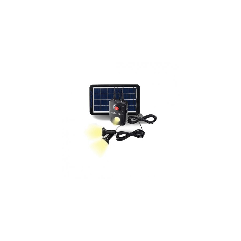 Повербанк PowerWalker 4400mAh with 3W solar panel, Built-in light and two LED, USB (10120440) цена 1583.56 грн - фотография 2