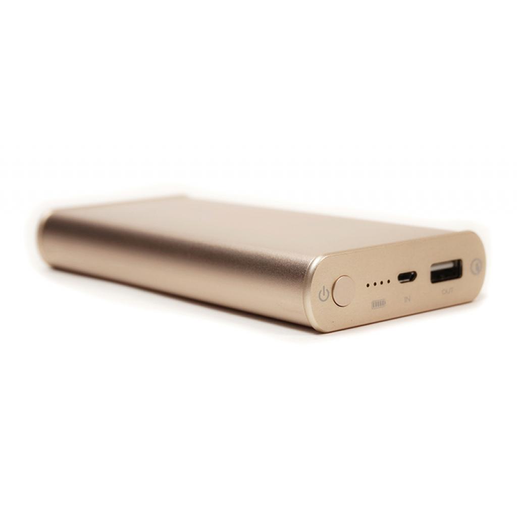 Павербанк з індикатором заряду PowerPlant Q1S, Quick-Charge 2.0, 10200mAh Gold (DV00PB0005G)