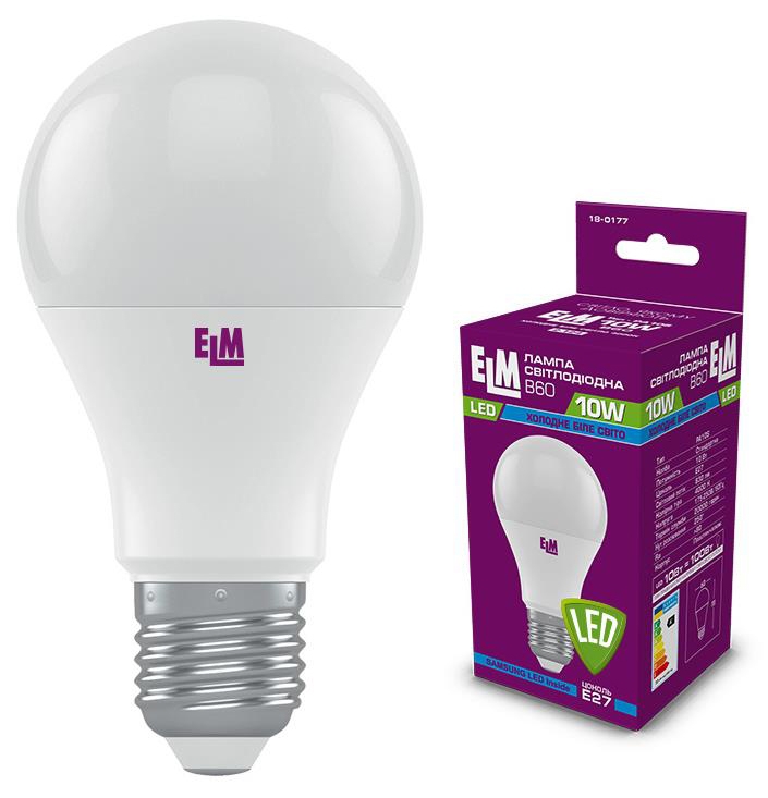 ELM B60 10W PA10S E27 4000K (18-0177)