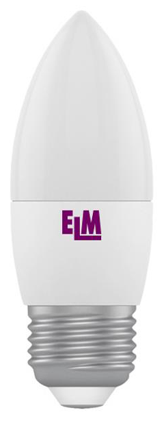 Світлодіодна лампа ELM B60 7W PA10L E27 3000K (18-0022)