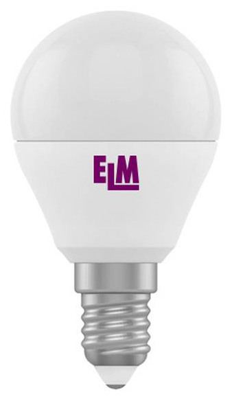 Светодиодная лампа ELM D45 6W PA10L E14 3000K (18-0132) в интернет-магазине, главное фото
