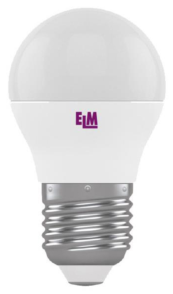 Світлодіодна лампа ELM D45 7W PA10L E27 3000K (18-0115)