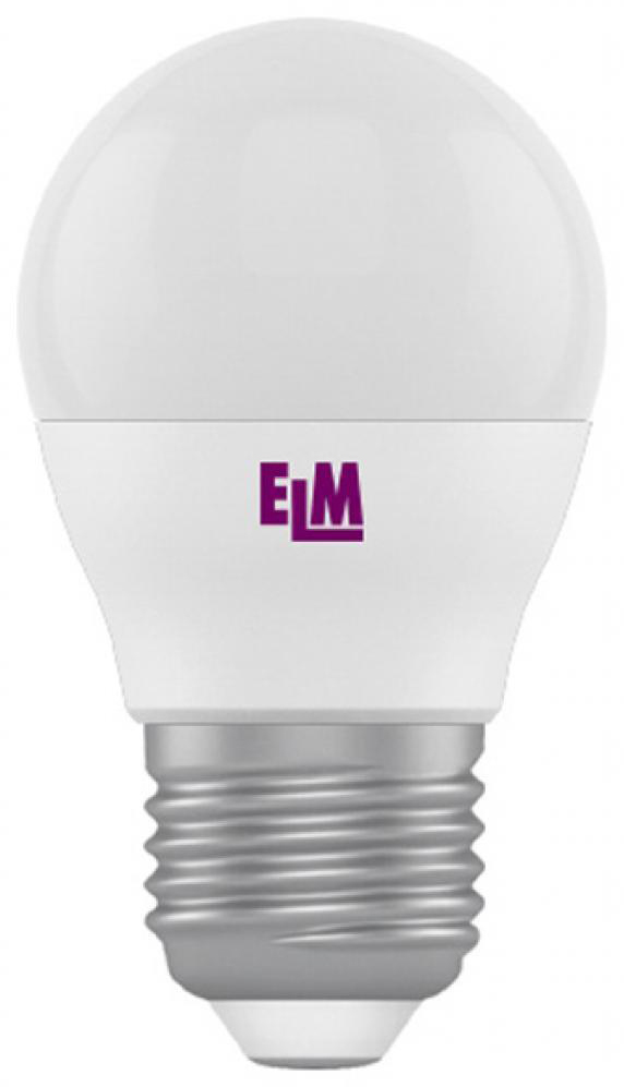 Светодиодная лампа форма шар ELM E27 (18-0086)