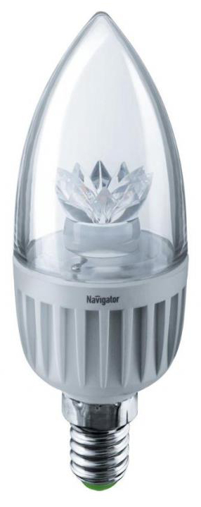 Світлодіодна лампа Navigator NLL-C37-7-230-2.7K-E14-CL (71854)