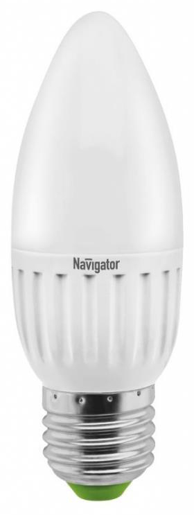 Светодиодная лампа мощностью 7 Вт Navigator NLL-C37-7-230-2.7K-E27-FR (94493)