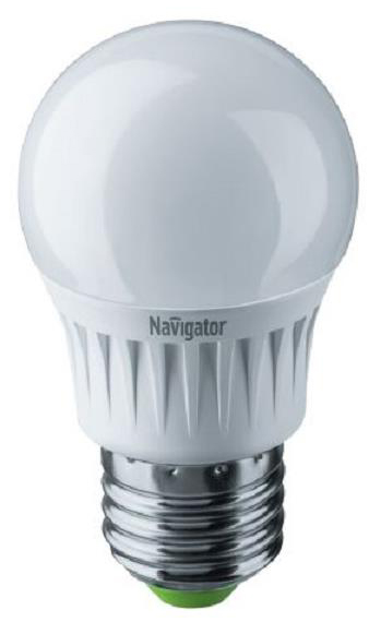 Светодиодная лампа мощностью 7 Вт Navigator NLL-G45-7-230-4K-E27 (94469)