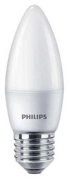 Светодиодная лампа Philips с цоколем E27 Philips ESS LEDCandle 6.5-60W E27 827 B38NDFRRCA (929001811407)
