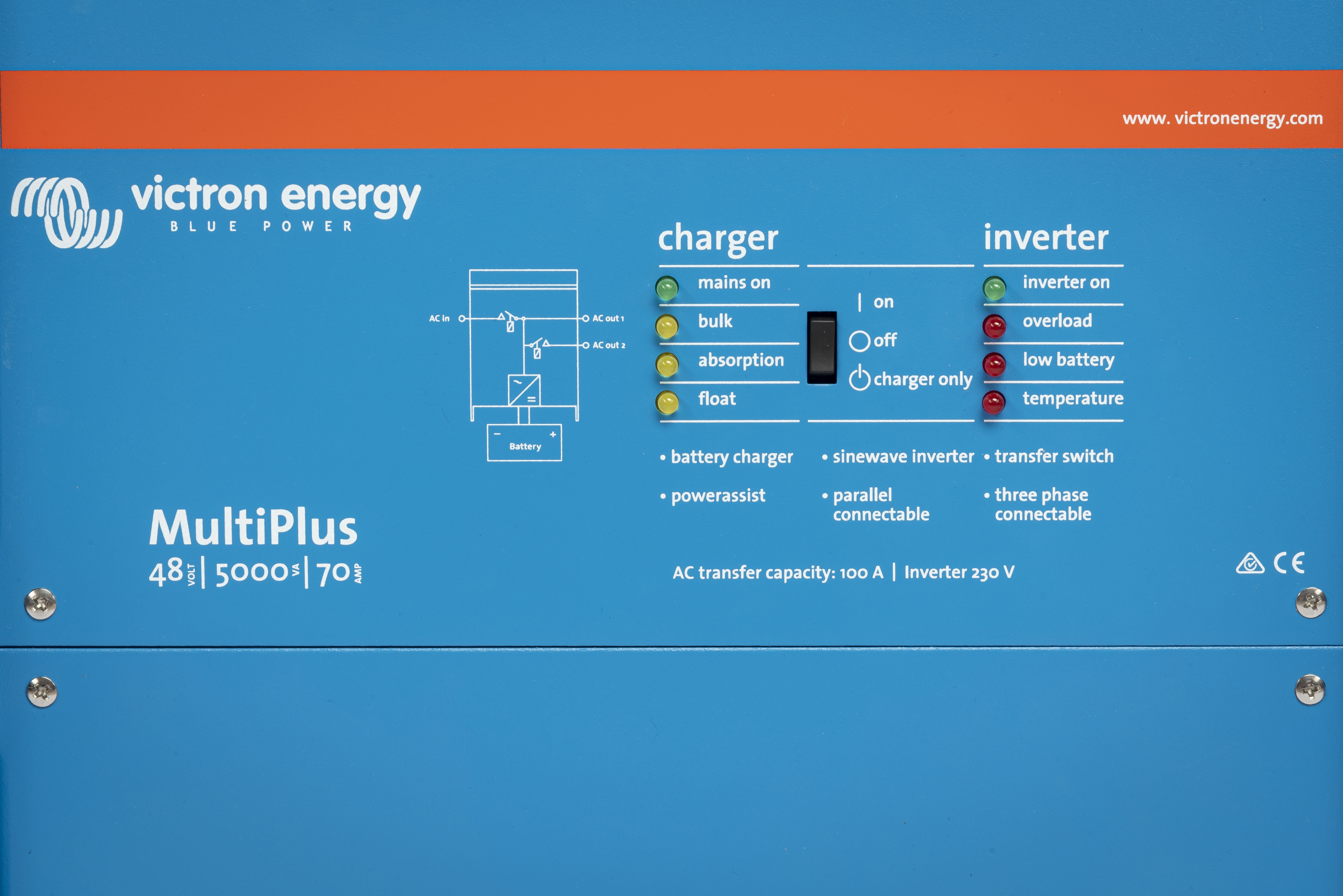 Инвертор гибридный Victron Energy MultiPlus 48/5000/70-100 инструкция - изображение 6