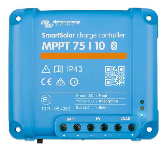 Контроллер заряда Victron Energy SmartSolar MPPT 75/10-Tr (10A, 12/24В) в интернет-магазине, главное фото