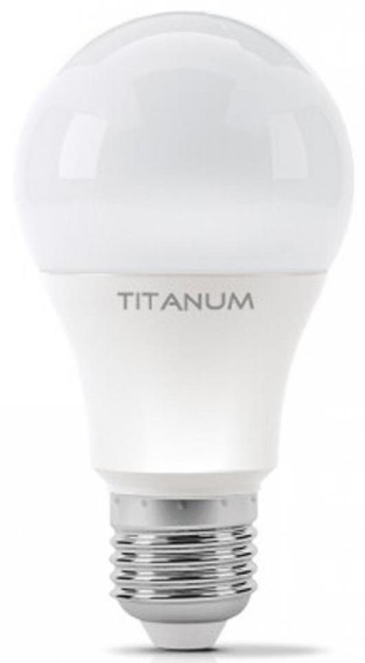 Світлодіодна лампа потужністю 10 Вт Titanum A60 10W E27 4100K 220V (TLA6010274)
