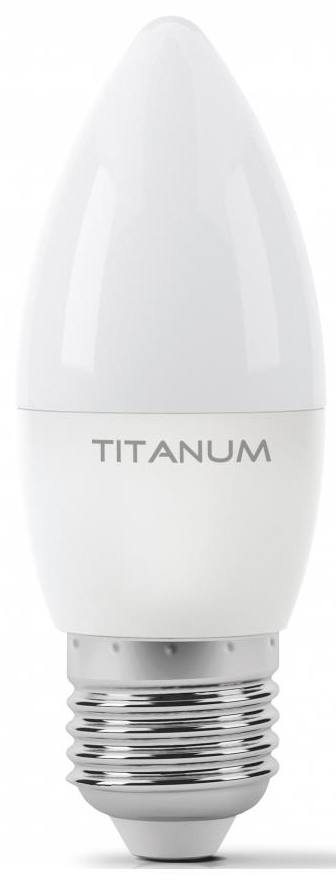Світлодіодна лампа Titanum C37 6W E27 3000K (TLС3706273) ціна 65 грн - фотографія 2