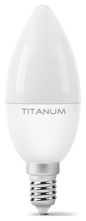 Светодиодная лампа Titanum Filament C37 4W E14 4100K (TLFC3704144) цена 81.90 грн - фотография 2