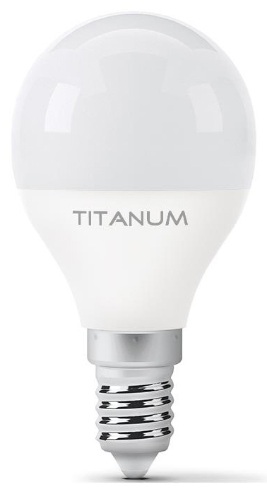 Светодиодная лампа Titanum G45 6W E14 3000K (TLG4506143) цена 54.60 грн - фотография 2