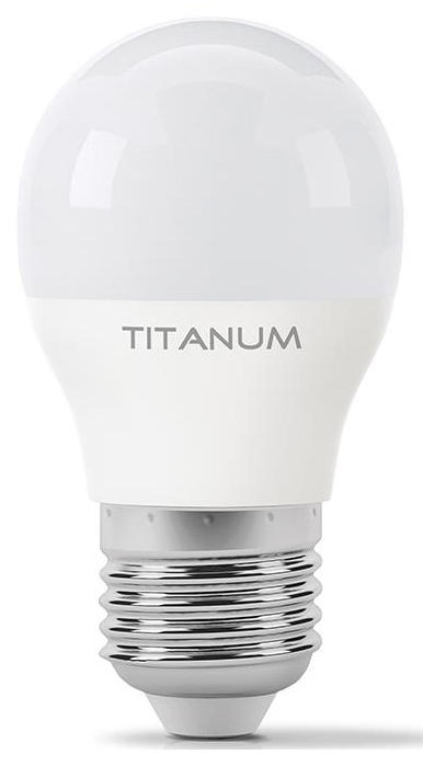 Светодиодная лампа Titanum G45 6W E27 3000K (TLG4506273) цена 48.00 грн - фотография 2