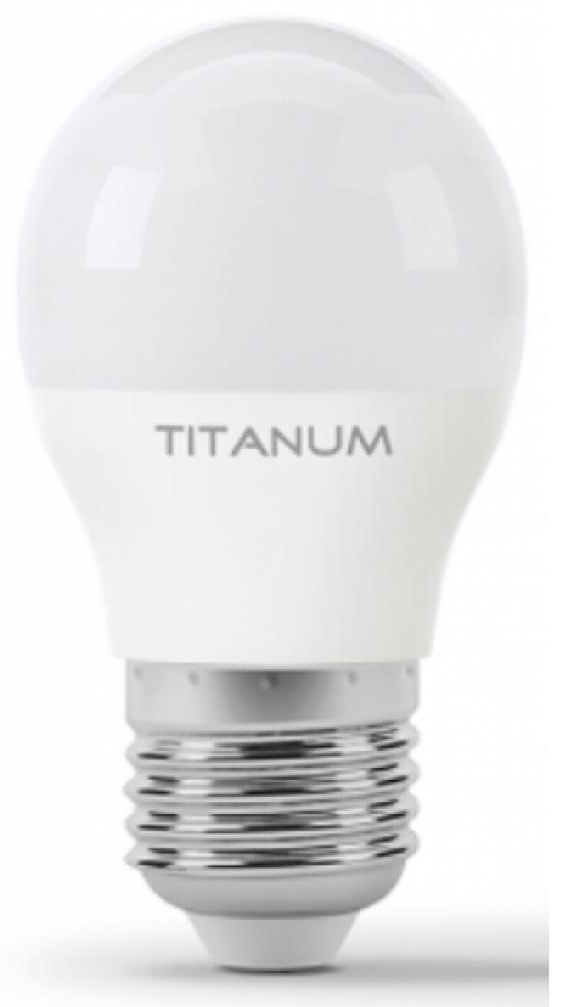 Світлодіодна лампа Titanum G45 6W E27 4100K 220V (TLG4506274)