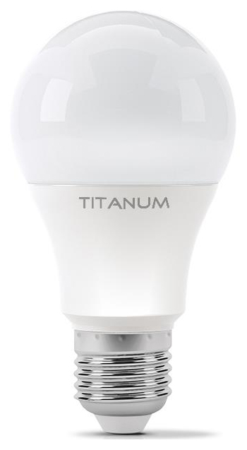 Лампа Titanum светодиодная Titanum LED A60 12V 10W E27 4100K (TLA6010274-12V)