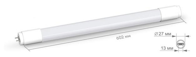Titanum LED T8 10W 0.6M 6500K (TL-T8-10066)