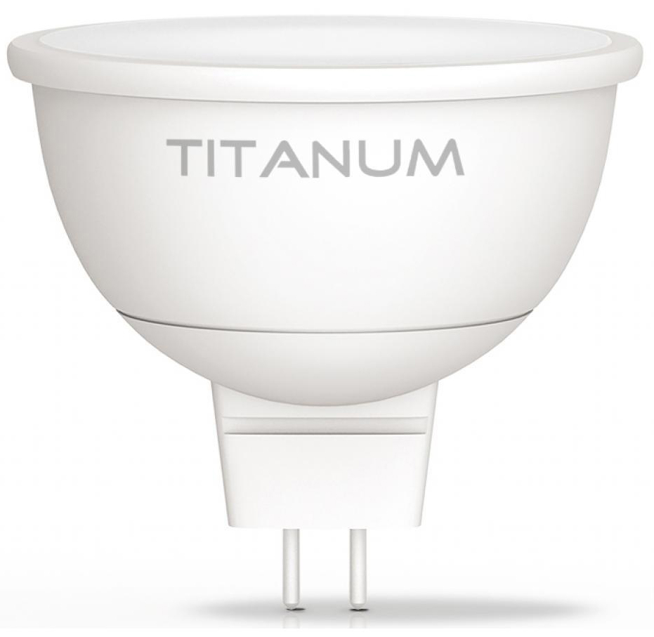 Светодиодная лампа Titanum MR16 6W GU5.3 4100K 220V (TLMR1606534)