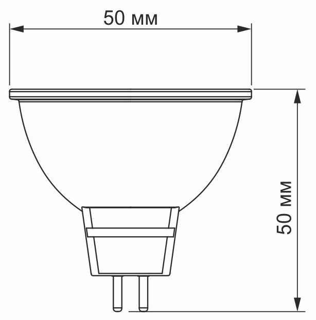 Світлодіодна лампа Videx LED MR16e 6W GU5.3 4100K (VL-MR16e-06534) ціна 83 грн - фотографія 2