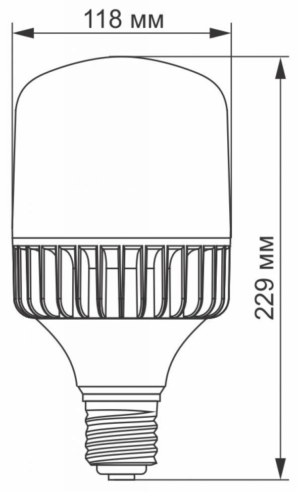 в продажу Світлодіодна лампа Videx A118 50W E40 5000K 220V (VL-A118-50405) - фото 3