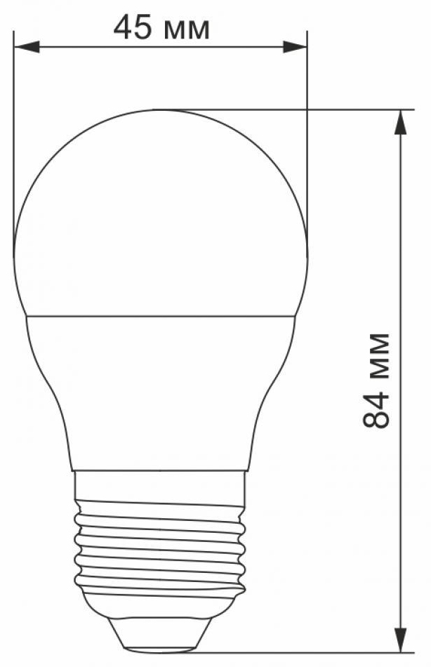 в продажу Світлодіодна лампа Videx G45e 3.5W E27 4100K 220V (VL-G45e-35274) - фото 3