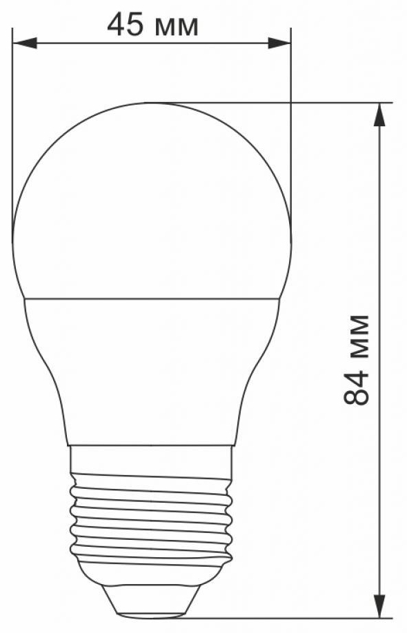 в продаже Светодиодная лампа Videx G45e 7W E27 4100K 220V (VL-G45e-07274) - фото 3