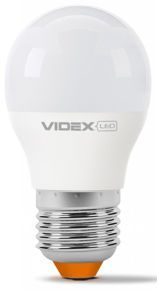 Светодиодная лампа мощностью 7 Вт Videx G45e 7W E27 4100K 220V (VL-G45e-07274)