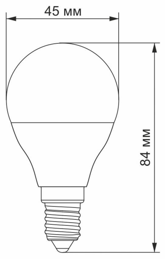 в продаже Светодиодная лампа Videx LED G45e 3.5W E14 4100K 220V (VL-G45e-35144) - фото 3