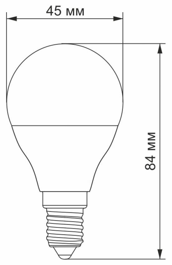 в продажу Світлодіодна лампа Videx LED G45e 7W E14 3000K 220V (VL-G45e-07143) - фото 3
