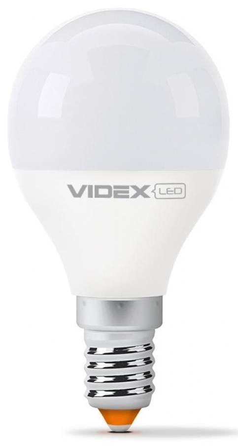 Характеристики світлодіодна лампа Videx LED G45e 7W E14 3000K 220V (VL-G45e-07143)