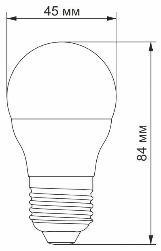 в продажу Світлодіодна лампа Videx LED G45e 7W E27 3000K 220V (VL-G45e-07273) - фото 3
