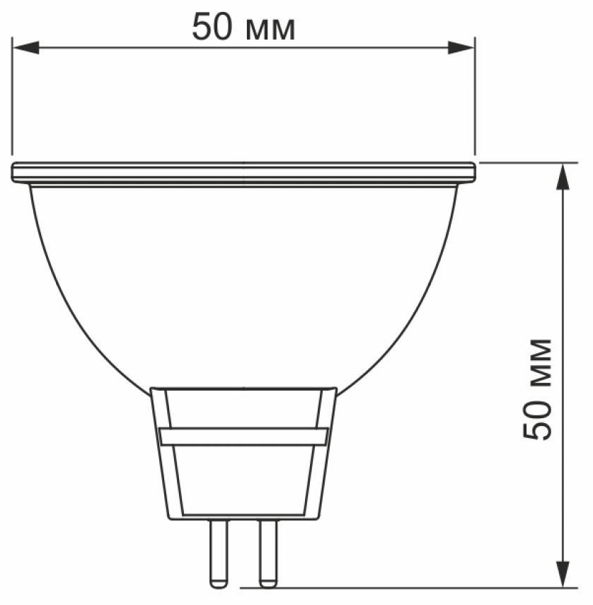 в продажу Світлодіодна лампа Videx MR16e 3W GU5.3 4100K 220V (VL-MR16e-03534) - фото 3