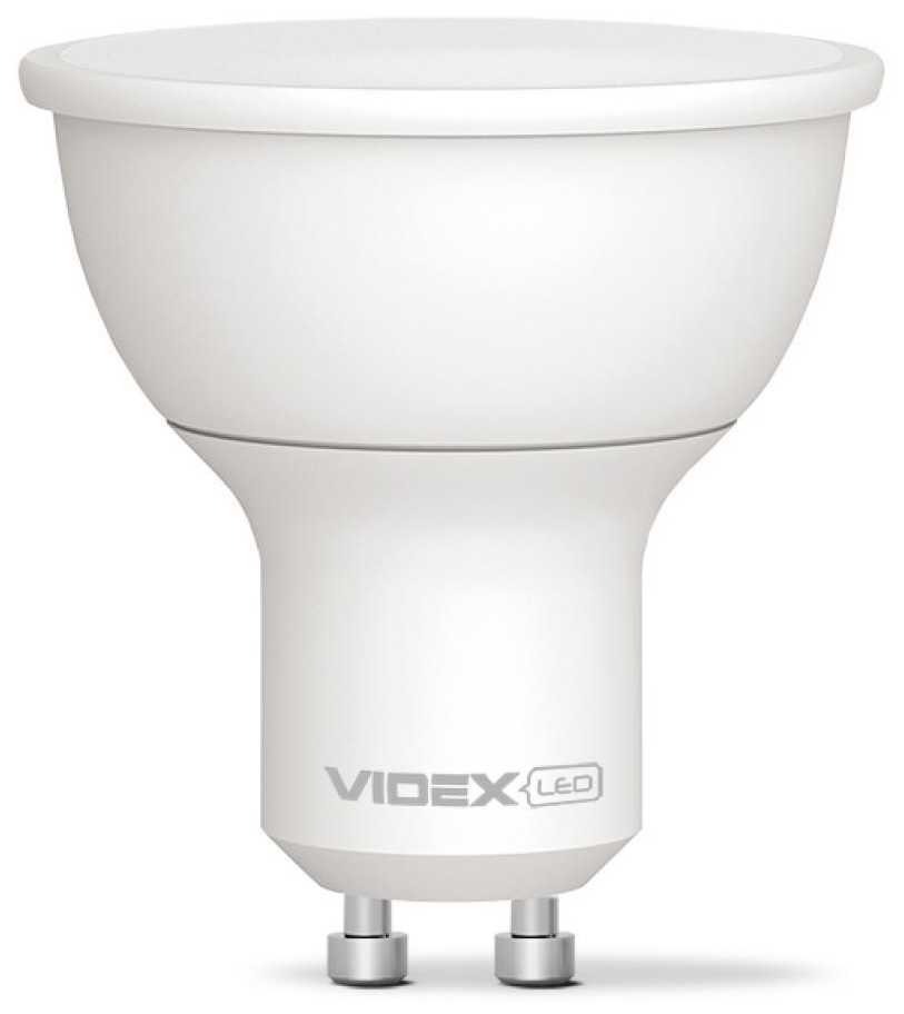 Лампа Videx светодиодная Videx MR16e 6W GU10 3000K 220V (VL-MR16e-06103)