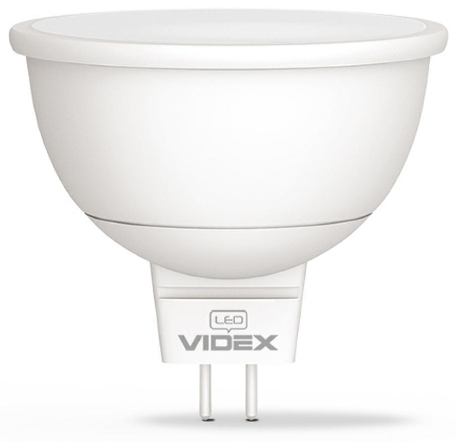 Лампа Videx світлодіодна Videx MR16e 6W GU5.3 3000K 220V (VL-MR16e-06533)