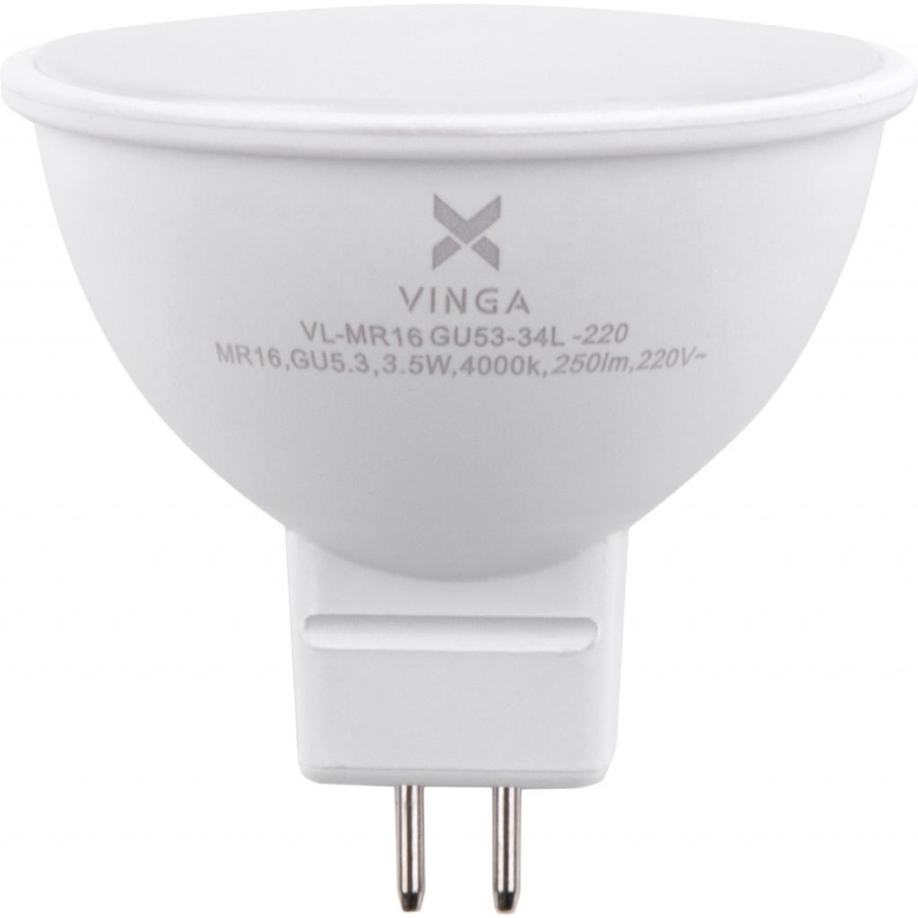 в продажу Світлодіодна лампа Vinga VL-MR16GU53-34L-220 - фото 3