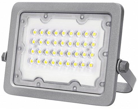 Прожектор Eurolamp LED SMD сірий 20W 5000К ціна 469.01 грн - фотографія 2
