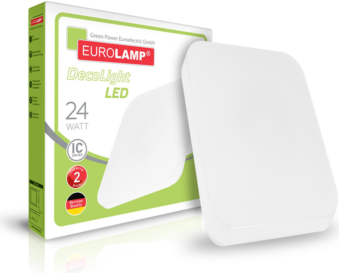 Світильник Eurolamp квадратний DecoLight 24W 4000K в інтернет-магазині, головне фото