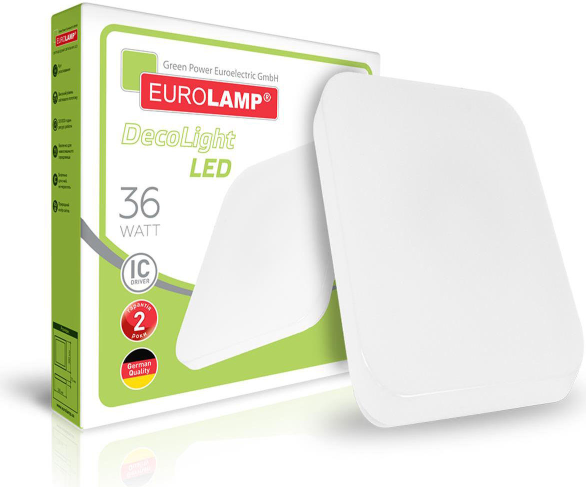 Світильник Eurolamp квадратний DecoLight 36W 4000K в інтернет-магазині, головне фото