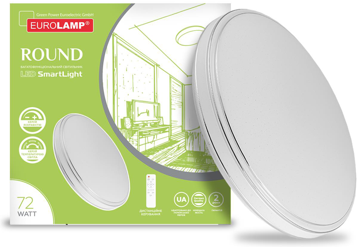 Світильник Eurolamp SmartLight Round N33 72W 3000K-6000K в інтернет-магазині, головне фото