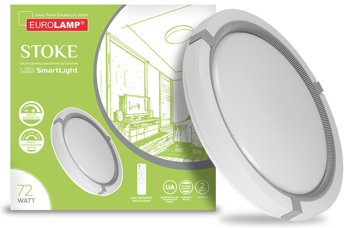Светильник Eurolamp SmartLight Stoke N34 72W 3000K-6000K в интернет-магазине, главное фото